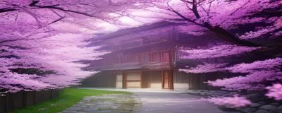 春季樱花盛开的户外公园，绿植与粉色花卉背景，自然散射光，适合甜系白丝美女写真拍摄