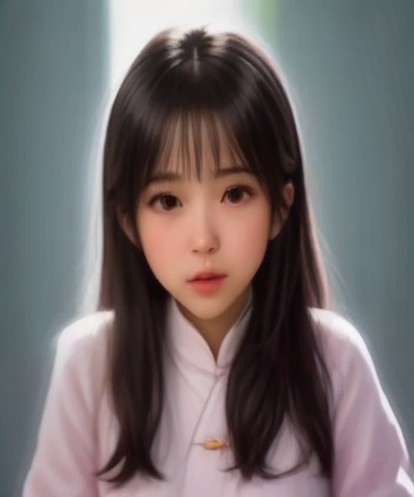 精致的二次元插画风格白丝美女形象，蓝色长发搭配白色
过膝袜与洛丽塔裙装，画面色调清透柔和，Pixiv风格精致插画